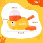 Interactive Duck-Shaped Cat Treat Dispenser Toy