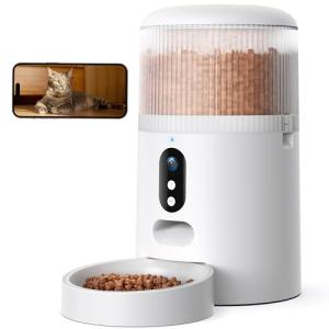 Smart Automatic Cat Feeder with Camera & App Control