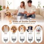 HEAPETS Dog Grooming Vacuum with 7 Tools