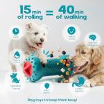 Interactive Dog Toy with Adjustable Treat Dispenser