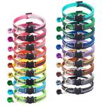 Reflective Cat ID Collars with Bells - 18 Pcs