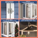 Large Wooden Reptile Tank with Storage and Wheels