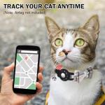 Cute GPS Cat Collar with AirTag Holder