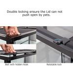 WACOOL 50 Gallon Front Opening Reptile Tank