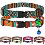 Cute Breakaway Cat Collars with Bells - 2 Pack