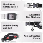 Cute GPS Cat Collar with AirTag Holder