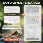 Versatile Reptile Terrarium Tank for Small Pets