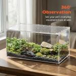 Versatile Reptile Terrarium Tank for Small Pets