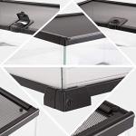 10 Gallon Glass Reptile Tank with Sliding Top