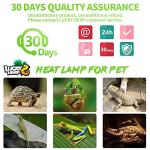 LUCKY HERP 100W Reptile Heat Lamp Bulbs 2 Pack