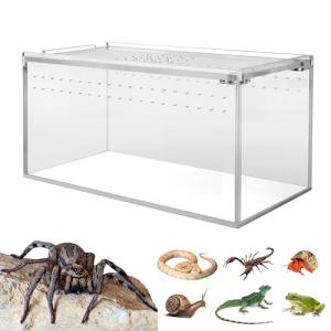 Acrylic Tarantula Enclosure with Magnetic Button