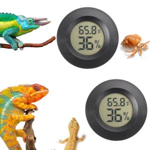 Digital Reptile Thermometer and Humidity Gauge Set