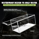 Acrylic Tarantula Enclosure with Magnetic Button