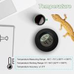 Digital Reptile Thermometer and Humidity Gauge Set