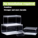 Acrylic Tarantula Enclosure with Magnetic Button