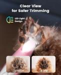 Low Noise LED Dog Paw Trimmer - Pink