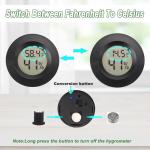 Digital Mini Hygrometer Thermometer for Reptiles 4-Pack