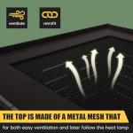 16x16x24 PVC Reptile Tank for Crested Gecko