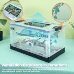 Foldable 16" Reptile Terrarium with Clear Views