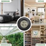 Digital Mini Hygrometer Thermometer for Reptiles 4-Pack