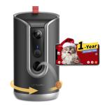 TKENPRO 2K Pet Camera with Treat Dispenser