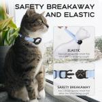 AirTag Cat Collar with Bell and Breakaway Design