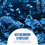 Aqua-Life 25ft Flexible Airline Tubing for Aquariums