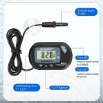 AQUANEAT Digital Aquarium Thermometer with LCD Display