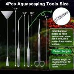 Aquarium Plant Trimming Tool Kit - 4pcs Set