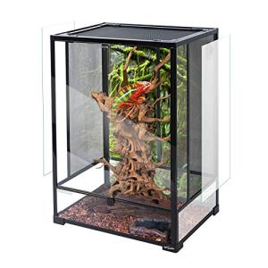 Reptile Glass Terrarium with Double Hinge Door