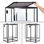 Reptile Glass Terrarium with Double Hinge Door