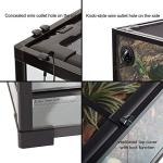 Reptile Glass Terrarium with Double Hinge Door