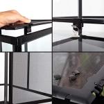 Reptile Glass Terrarium with Double Hinge Door