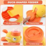 Duck-Shaped Interactive Treat Dispenser Toy for Pets