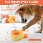 Duck-Shaped Interactive Treat Dispenser Toy for Pets