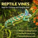Flexible Jungle Vines for Reptile Terrariums
