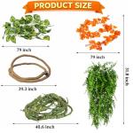 Flexible Jungle Vines for Reptile Terrariums