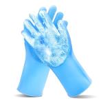 Heat Resistant Pet Grooming Gloves for Dogs & Cats