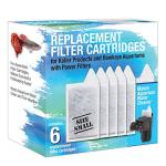 Koller Products Small Aquarium Filter Cartridges 6-Pack