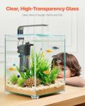 VEVOR 5-Gallon Smart Fish Tank with Adjustable Lighting