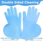 Heat Resistant Pet Grooming Gloves for Dogs & Cats