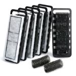 NICREW Slim Aquarium Filter Cartridge Pack (6 + 2)