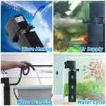 Powerful Submersible Aquarium Filter for Large Tanks