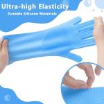 Heat Resistant Pet Grooming Gloves for Dogs & Cats
