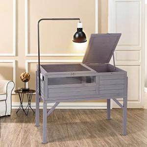 Wooden Tortoise Habitat with Detachable Legs