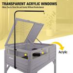 Wooden Tortoise Habitat with Detachable Legs