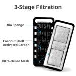 NICREW Slim Aquarium Filter Cartridge Pack (6 + 2)