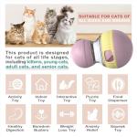 Cat Treat Dispenser Ball and Puzzle Toy