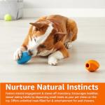 Durable Rubber Dog Treat Dispensing Chew Toy 2-Pack