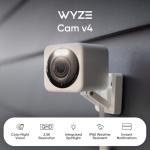 WYZE Cam v4: 2.5K AI Indoor/Outdoor Security Camera